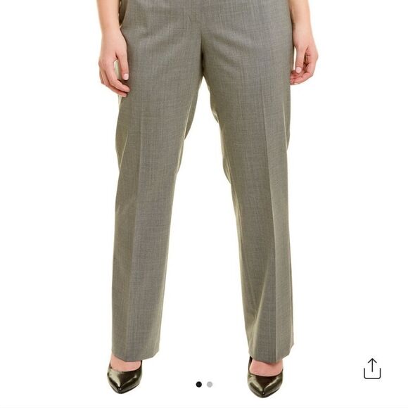 LAFAYETTE 148 NEW YORK Plus (size) Barrow Wool-Blend Pant - Picture 2 of 6